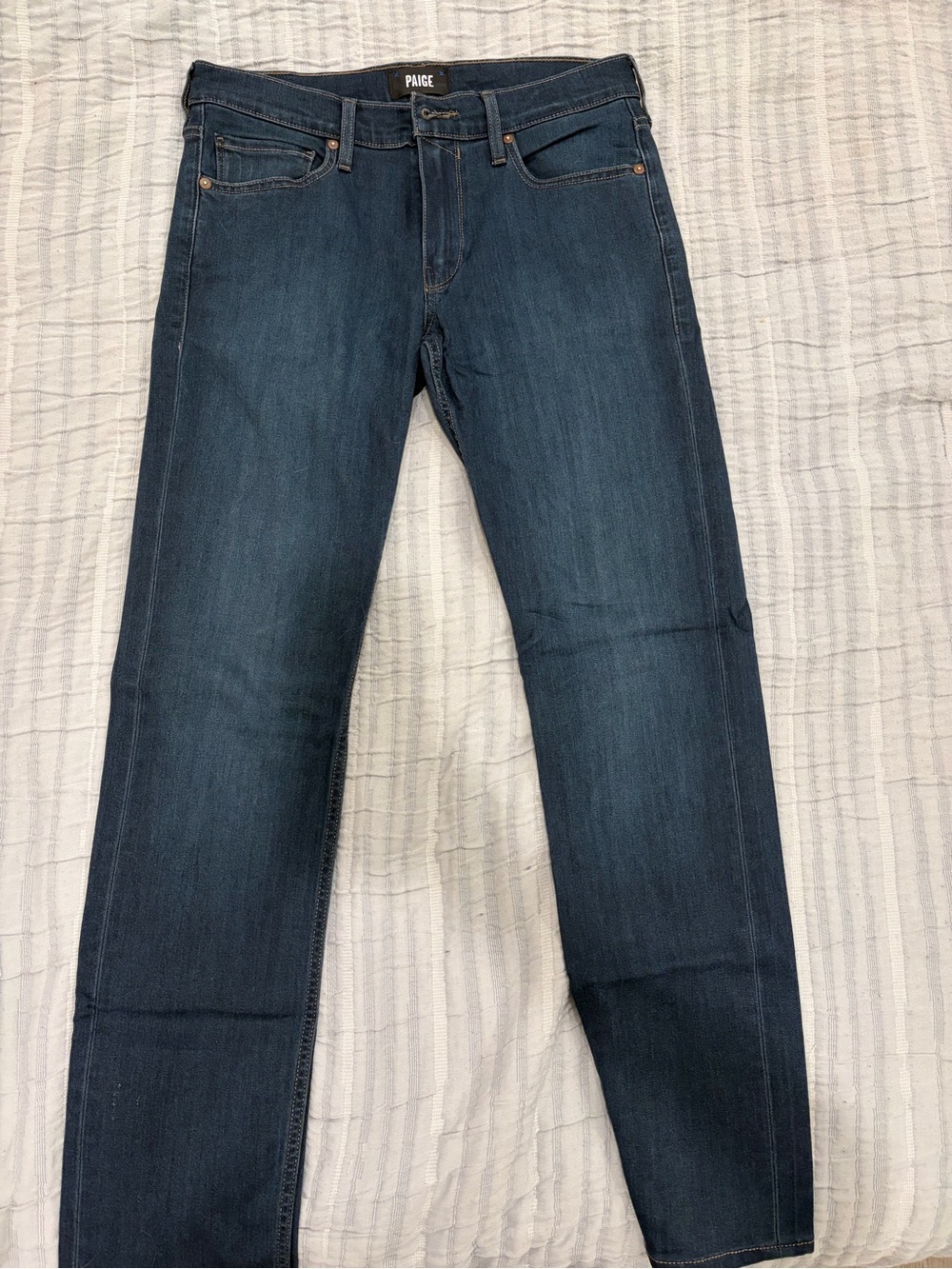 PAIGE Men's Indigo Slim Straight Jeans